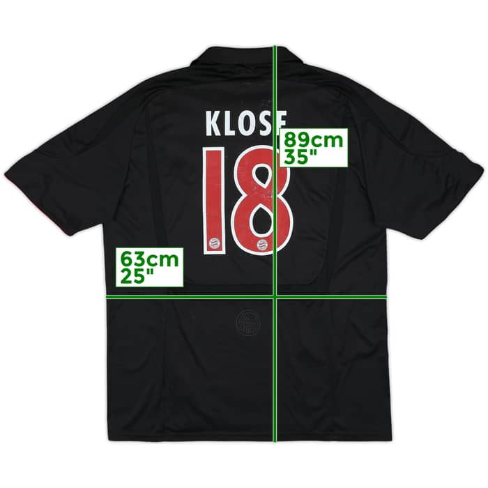 2007-09 Bayern Munich European Shirt Klose #18 - 5/10 - (XL)