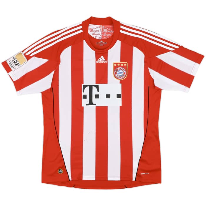2010-11 Bayern Munich Signed Home Shirt Muller #25 - 5/10 - (XL)