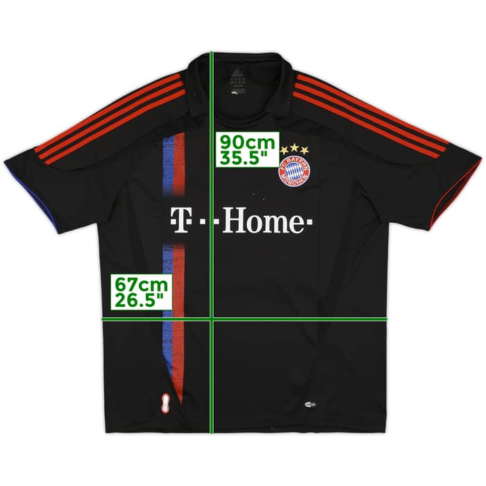 2007-09 Bayern Munich European Shirt Ribery #7 - 4/10 - (XXL)