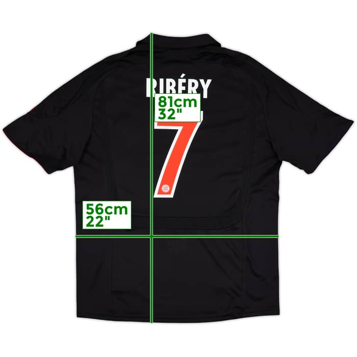 2007-09 Bayern Munich European Shirt Ribery #7 - 6/10 - (L)