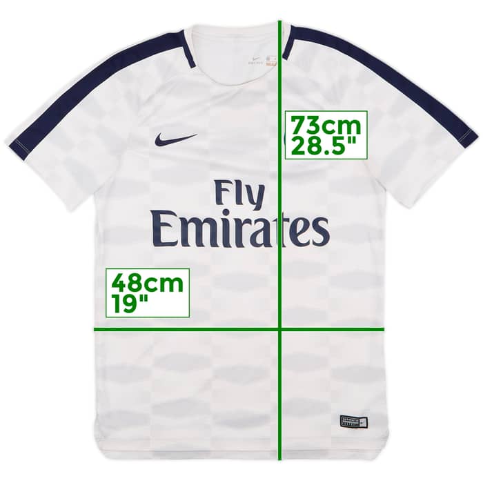 2017-18 Paris Saint-Germain Nike Training Shirt - 8/10 - (M)