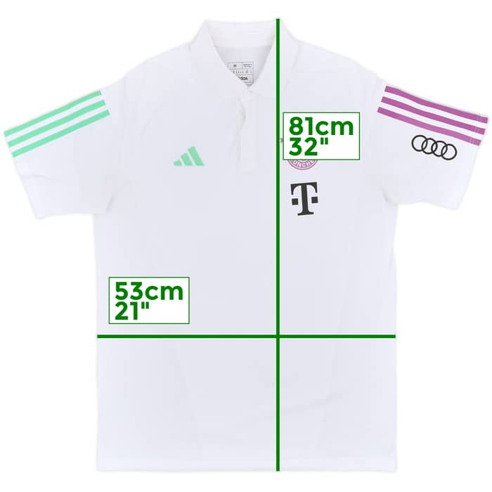 2023-24 Bayern Munich adidas Polo Shirt - 7/10 - (M)