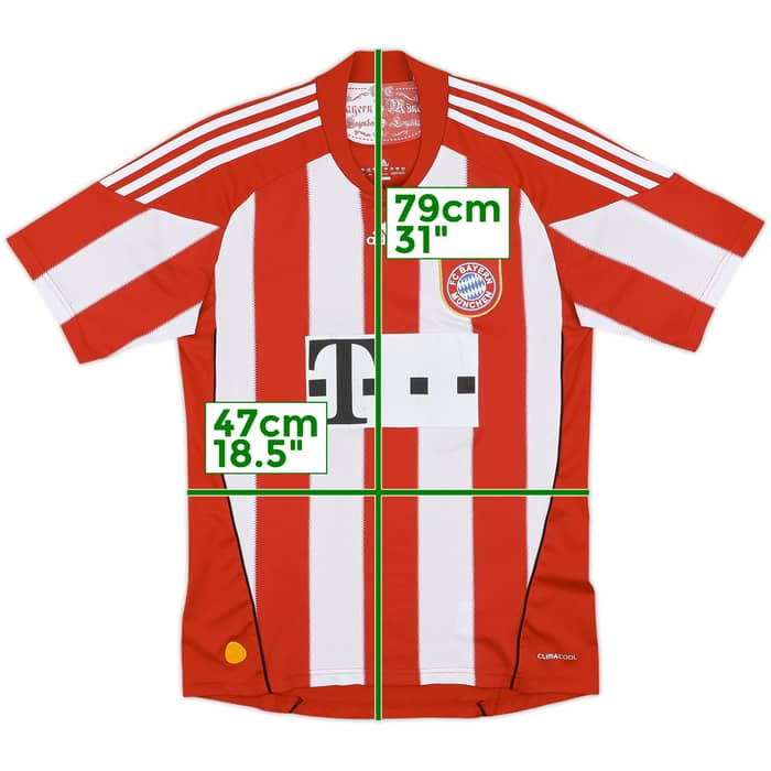 2010-11 Bayern Munich Home Shirt Robben #10 - 5/10 - (S)