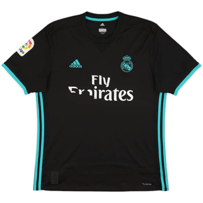 2017-18 Real Madrid Away Shirt - 4/10 - (L)