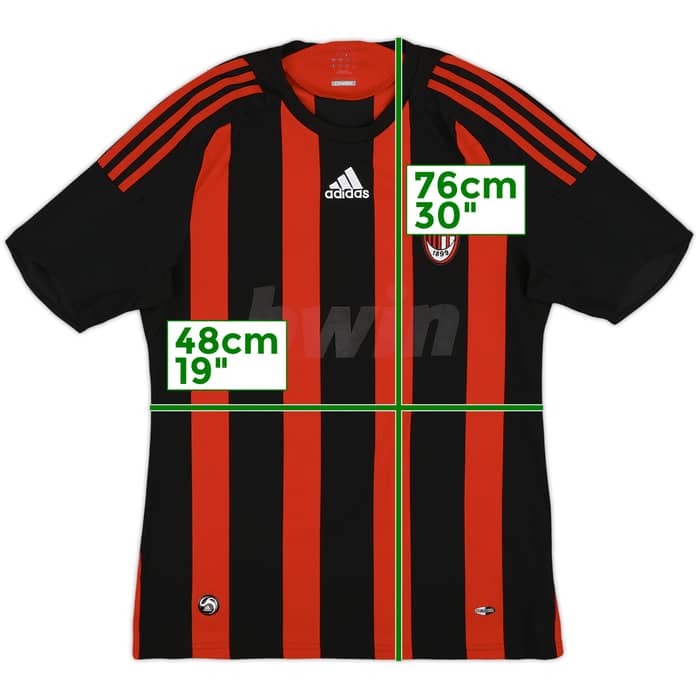 2008-09 AC Milan Home Shirt - 4/10 - (M)