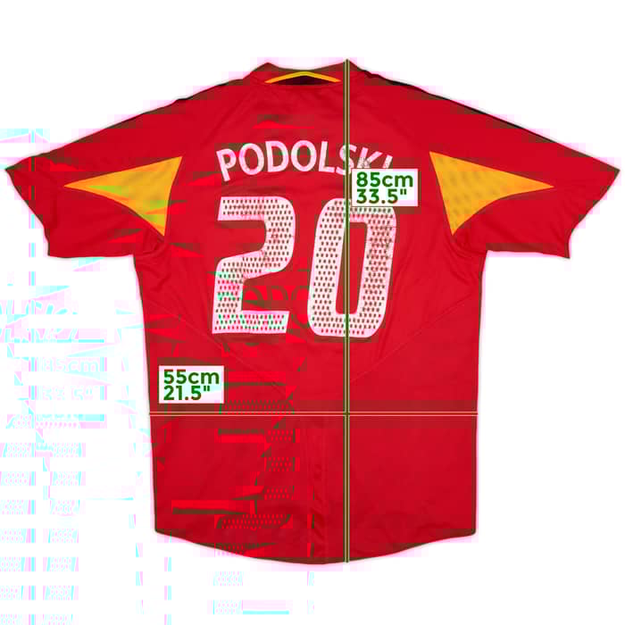 2004-06 Germany Third Shirt Podolski #20 - 4/10 - (L)