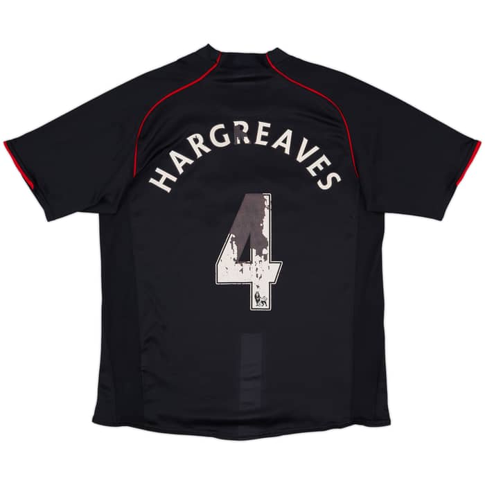 2007-08 Manchester United Away Shirt Hargreaves #4 - 3/10 - (L)