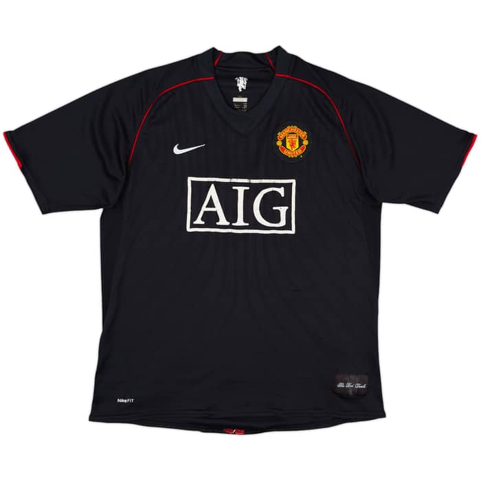 2007-08 Manchester United Away Shirt Hargreaves #4 - 3/10 - (L)
