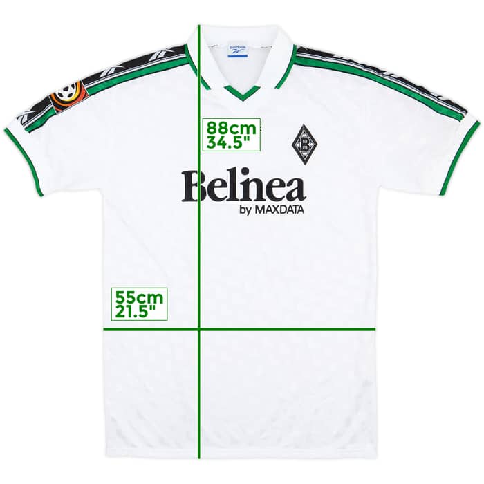 1998-99 Borussia Monchengladbach Player Issue Home Shirt - 9/10 - (XL)