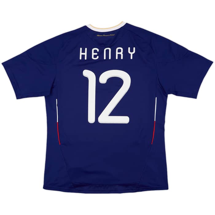 2009-10 France Home Shirt Henry #12 - 9/10 - (L)