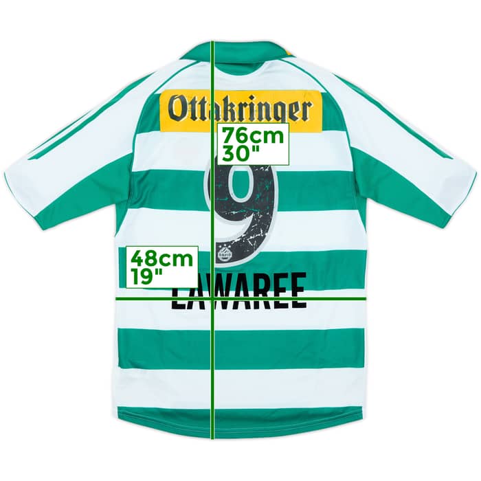 2005-06 Rapid Vienna Home Shirt Lawaree #9 - 4/10 - (S)