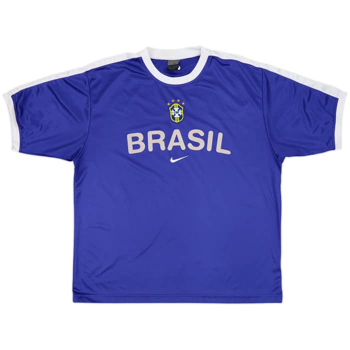 2002-04 Brazil NIke Training Shirt - 8/10 - (L)