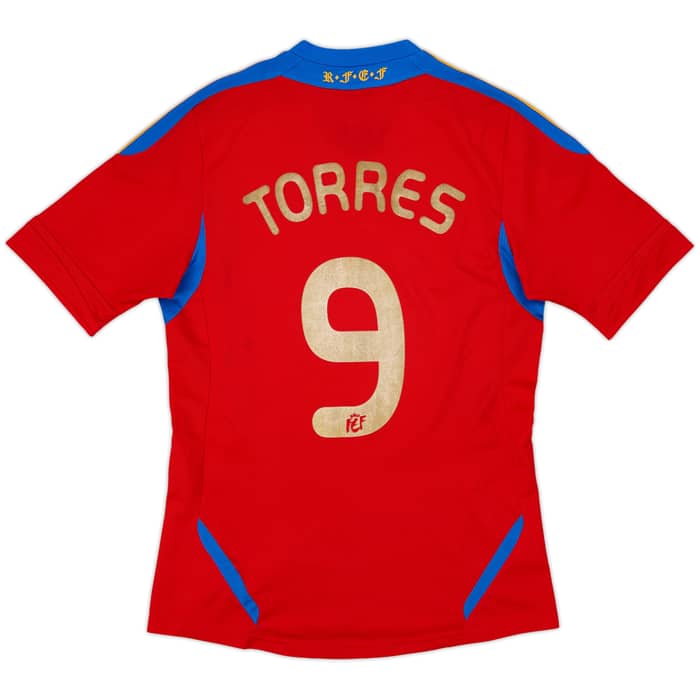 2010-11 Spain Home Shirt Torres #9 - 5/10 - (S)