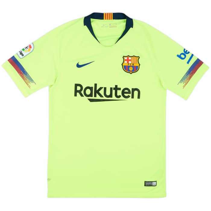 2018-19 Barcelona Away Shirt - 3/10 - (S)