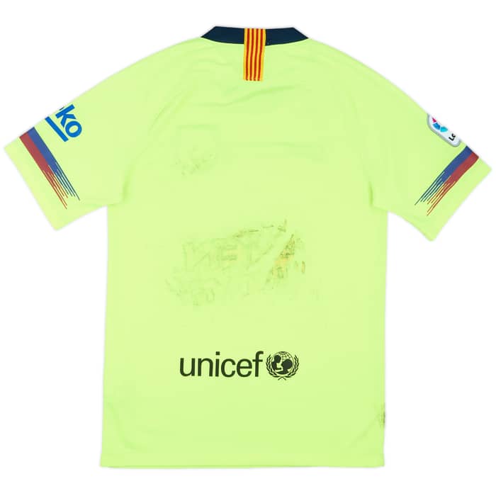 2018-19 Barcelona Away Shirt - 3/10 - (S)