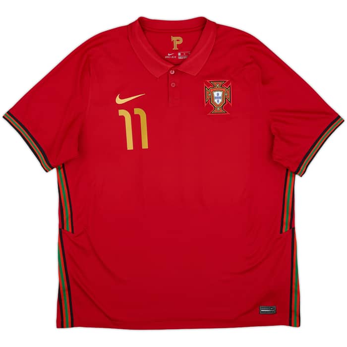 2020-21 Portugal Home Shirt B.Fernandes #11 - 9/10 - (XL)