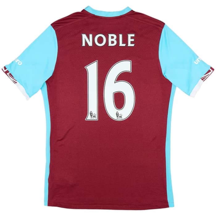 2016-17 West Ham Home Shirt Noble #16 - 8/10 - (M)