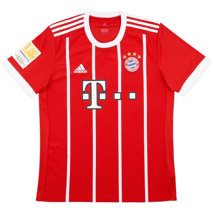 2017-18 Bayern Munich Home Shirt James #11 - 10/10 - (L)