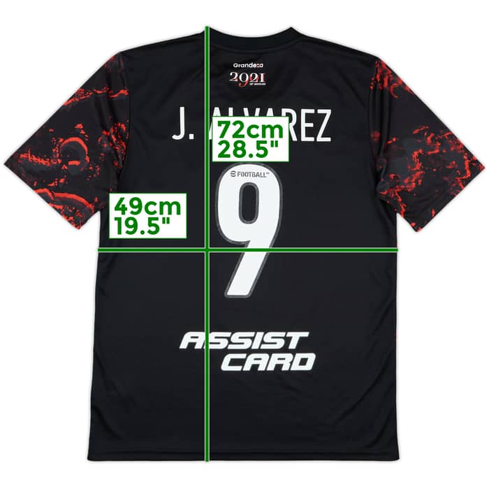 2021 River Plate Away Shirt J.Alvarez #9 - 8/10 - (XL.Boys)
