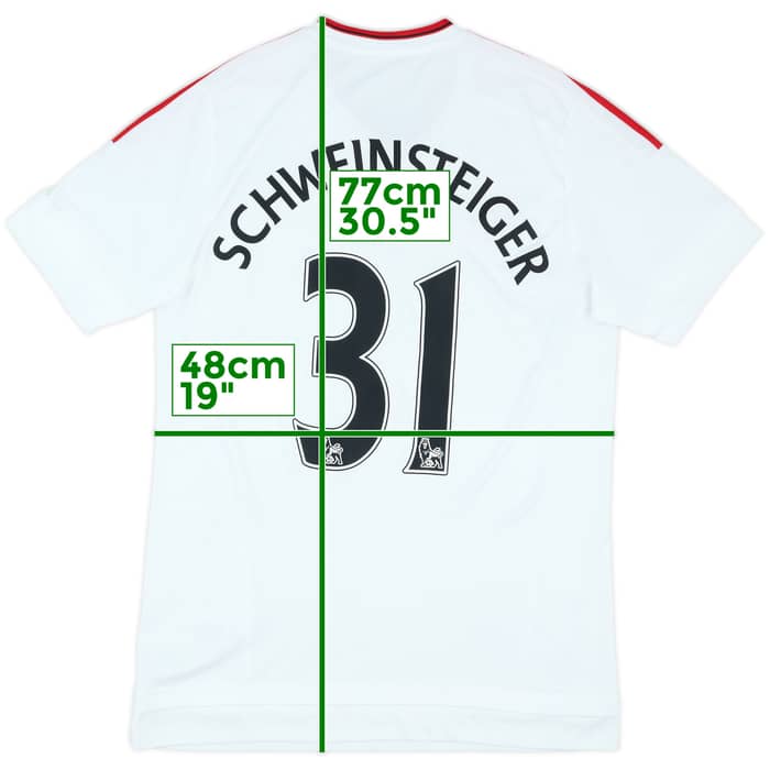 2015-16 Manchester United Away Shirt Schweinsteiger #31 - 7/10 - (M)