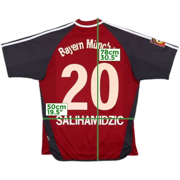 2002-03 Bayern Munich Home Shirt Salihamidzic #20 - 4/10 - (M)