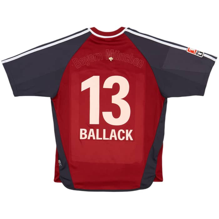 2002-03 Bayern Munich Home Shirt Ballack #13 - 4/10 - (M)