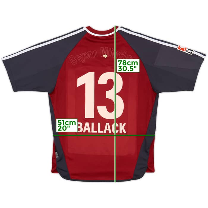 2002-03 Bayern Munich Home Shirt Ballack #13 - 4/10 - (M)
