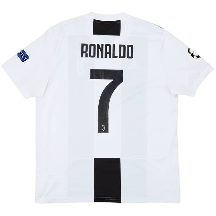 2018-19 Juventus Home Shirt Ronaldo #7 - 8/10 - (L)