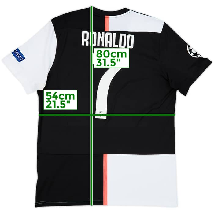 2019-20 Juventus Home Shirt Ronaldo #7 - 8/10 - (L)