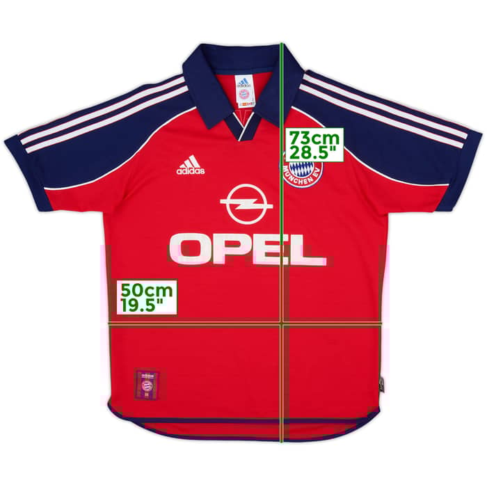 1999-01 Bayern Munich Home Shirt - 9/10 - (XL.Boys)