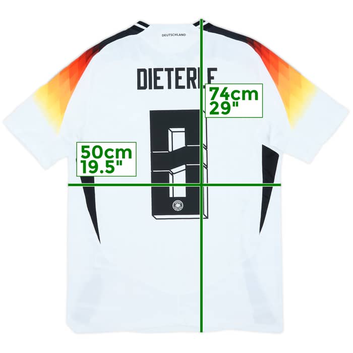 2024-25 Germany Authentic Home Shirt Dieterle #8 - 9/10 - (M)