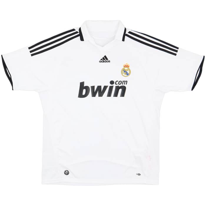 2008-09 Real Madrid Home Shirt v.Nistelrooy #17 - 6/10 - (XL)