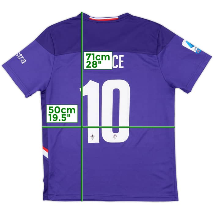 2019-20 Fiorentina Home Shirt Prince #10 - 7/10 - (M)