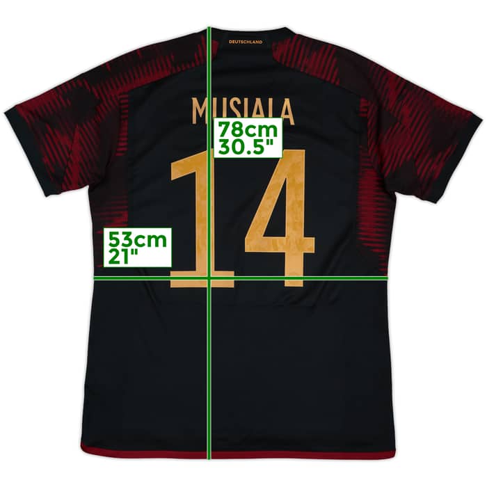 2022-23 Germany Away Shirt Musiala #14 - 9/10 - (L)