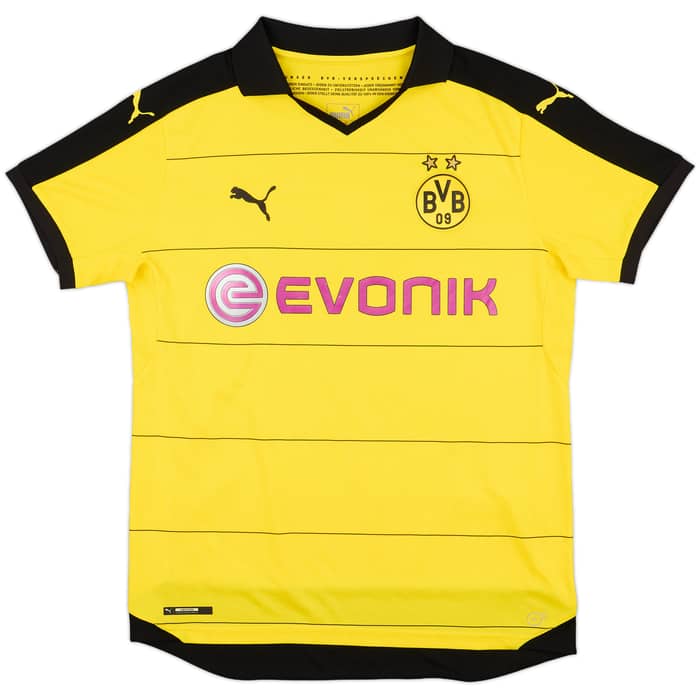 2015-16 Borussia Dortmund Home Shirt Mkhitaryan #10 - 9/10 - (L)