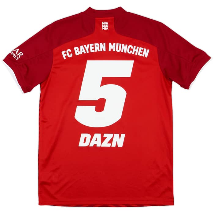 2021-22 Bayern Munich Home Shirt Dazn #5 - 10/10 - (M)