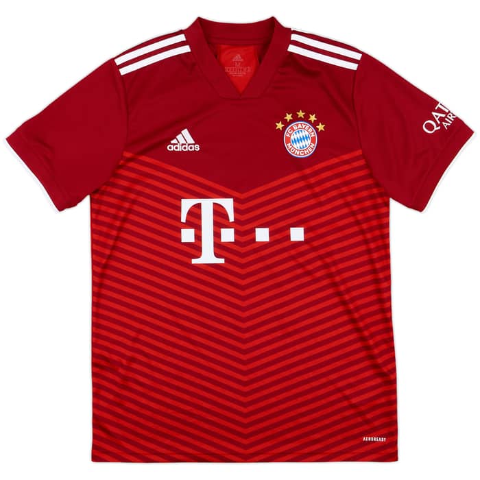 2021-22 Bayern Munich Home Shirt Dazn #5 - 10/10 - (M)