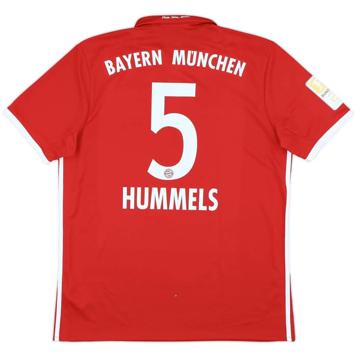 2016-17 Bayern Munich Home Shirt Hummels #5 - 8/10 - (L)