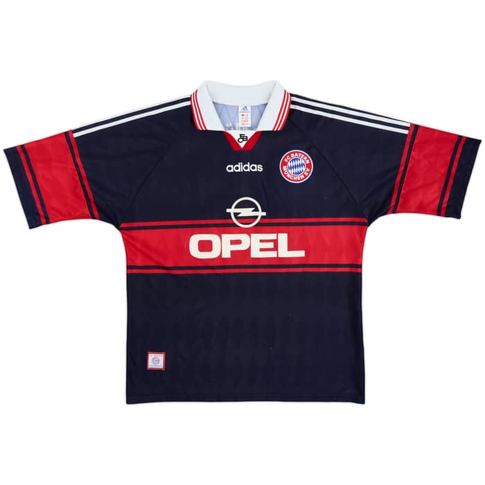 1997-99 Bayern Munich Home Shirt Jancker #19 - 7/10 - (XL)