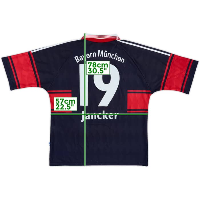 1997-99 Bayern Munich Home Shirt Jancker #19 - 7/10 - (XL)