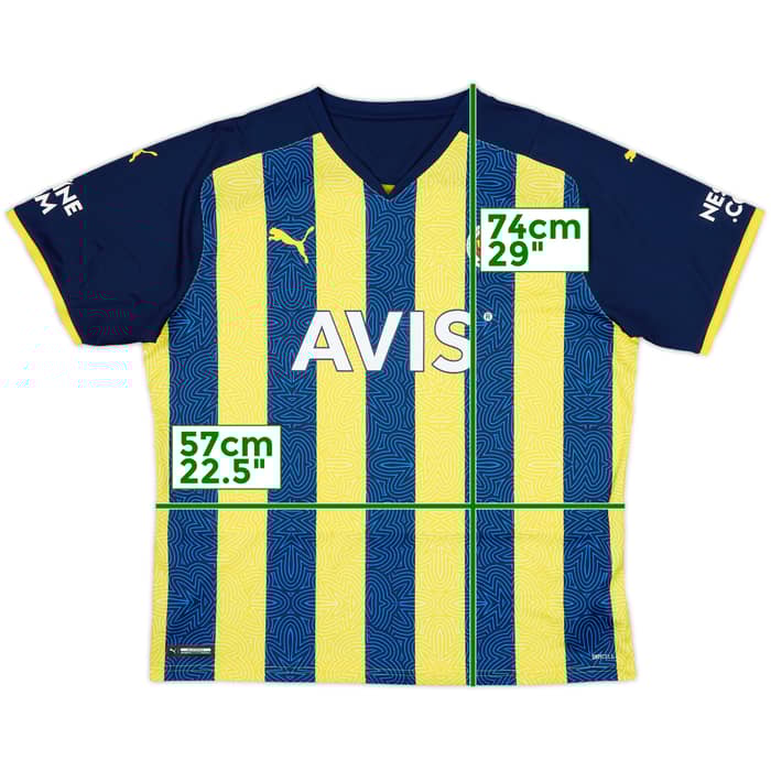 2021-22 Fenerbahce Home Shirt - 6/10 - (XL)