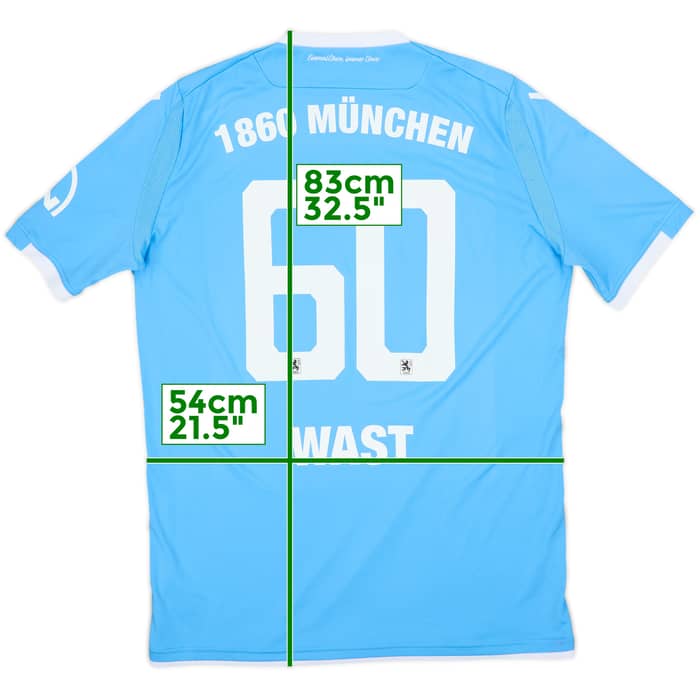 2017-18 1860 Munich Home Shirt Wast #60 - 8/10 - (XXL)