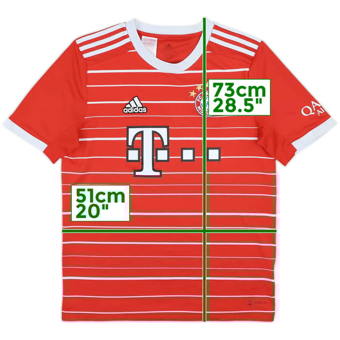 2022-23 Bayern Munich Home Shirt - 8/10 - (XL.Boys)