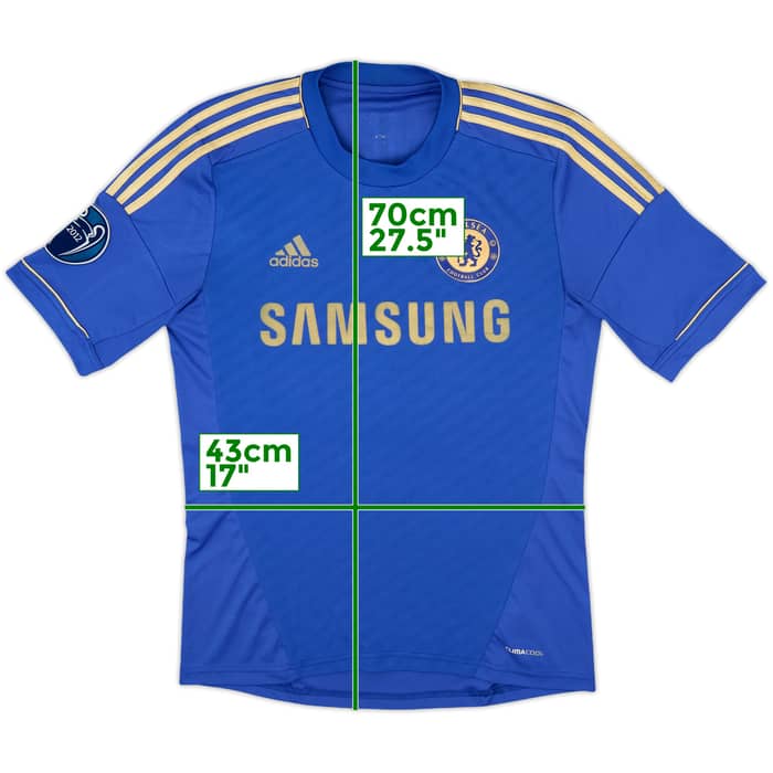 2012-13 Chelsea Home Shirt Champions of Europe #12 - 4/10 - (S)