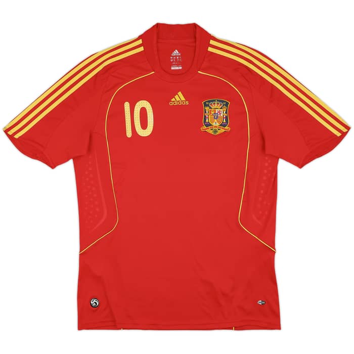 2007-09 Spain Home Shirt Fabregas #10 - 6/10 - (XL)
