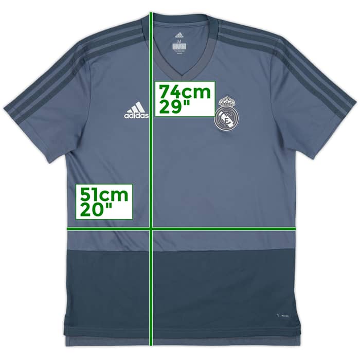 2018-19 Real Madrid adidas Training Shirt - 9/10 - (M)