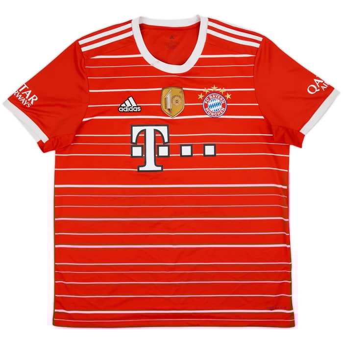 2022-23 Bayern Munich Home Shirt Lewandowski #9 - 8/10 - (XL)