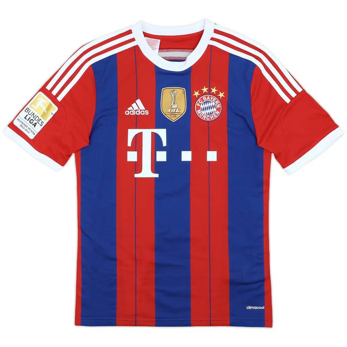 2014-15 Bayern Munich Home Shirt Mandzukic #9 - 7/10 - (XL.Boys)
