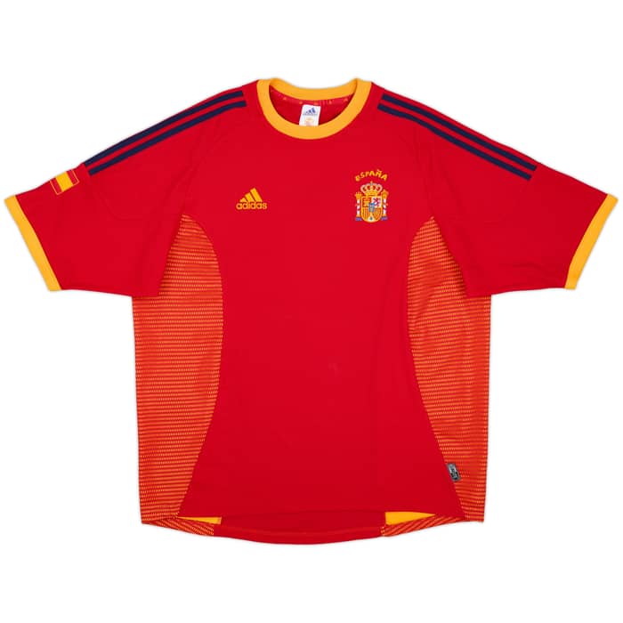 2002-04 Spain Home Shirt Raul #7 - 9/10 - (XL)