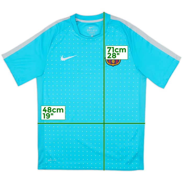 2011-12 Barcelona Nike Training Shirt - 9/10 - (M)